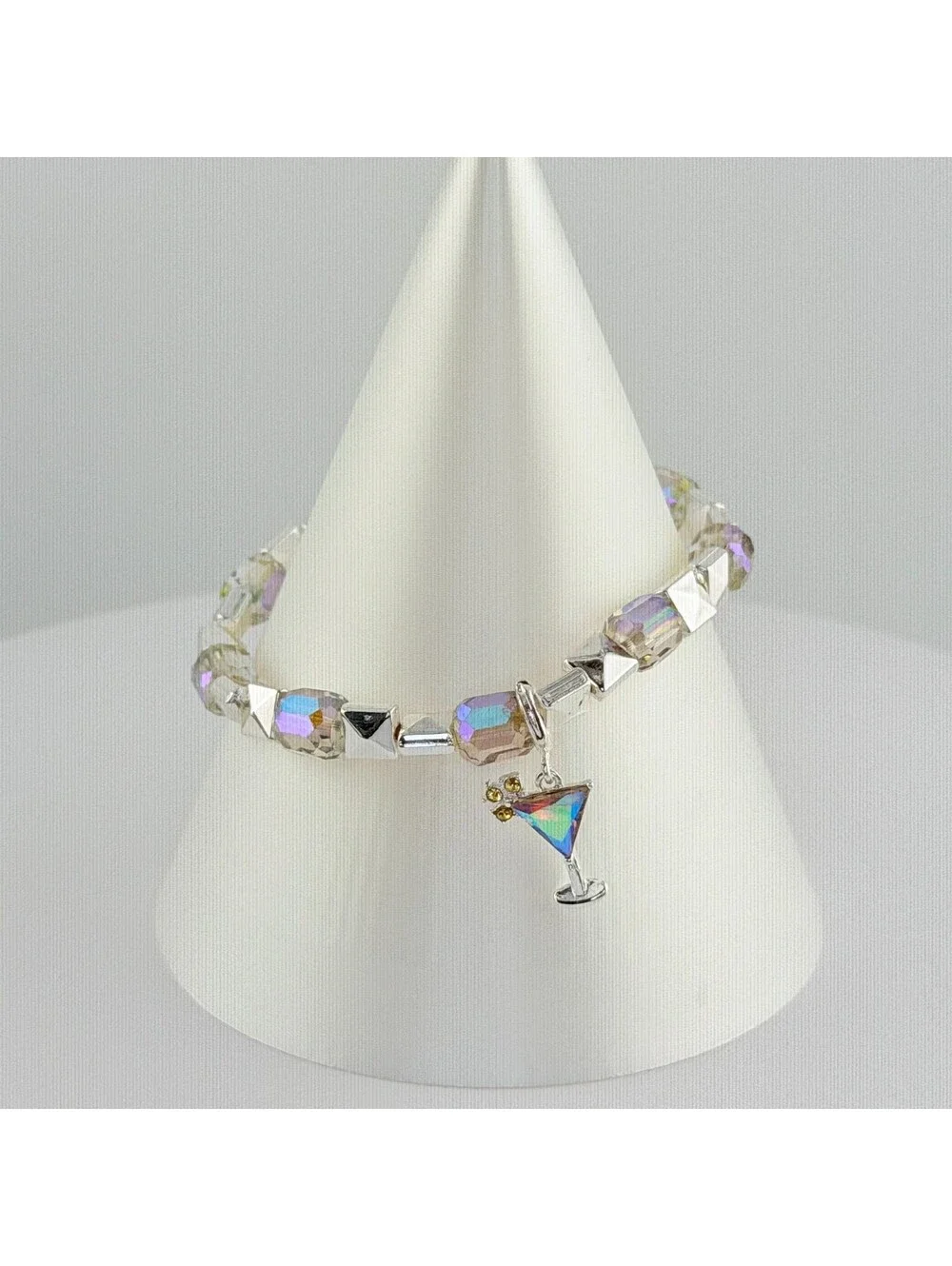 Bomb Party Single Stack Bracelet - on Silver Plating #127